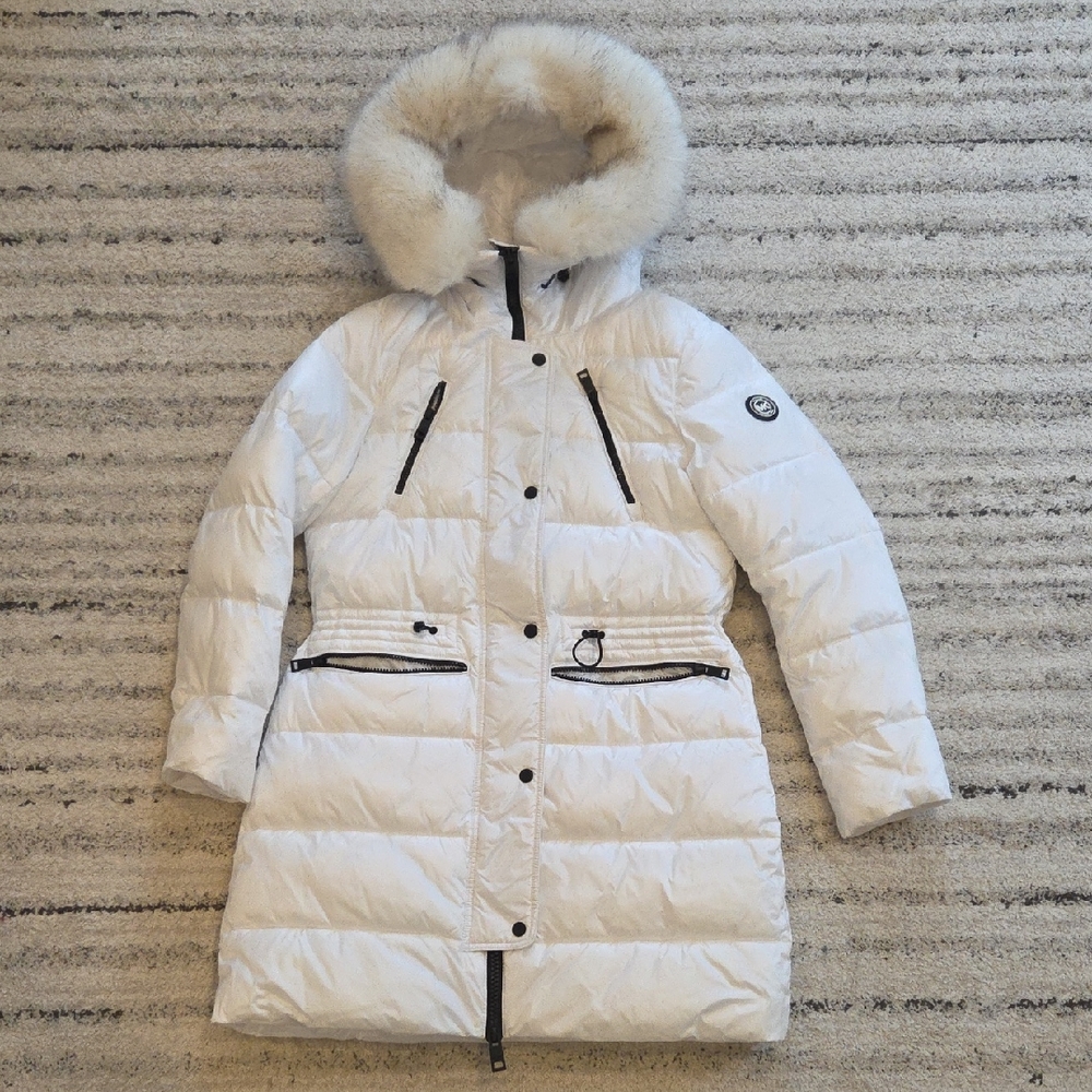 Michael Kors Ivory Puffer Jacket